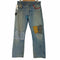 リーバイス Levis 70s 501 66前期 シングル 黒カン リメイクパッチワーク ボタンフライデニム 赤耳 スモールe ボタン裏6 メンズ W31 L33