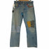 リーバイス Levis 70s 501 66前期 シングル 黒カン リメイクパッチワーク ボタンフライデニム 赤耳 スモールe ボタン裏6 メンズ W31 L33
