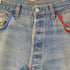 リーバイス Levis 70s 501 66前期 シングル 黒カン リメイクパッチワーク ボタンフライデニム 赤耳 スモールe ボタン裏6 メンズ W31 L33