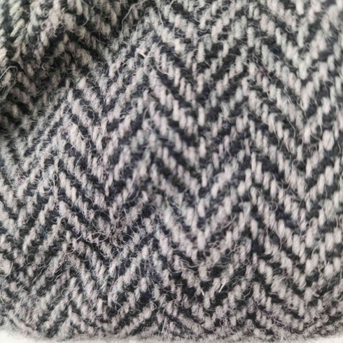 ヘザー Heather Scott Newsboy Harris Ywd Cap - Black / Grey メンズ L-60CM