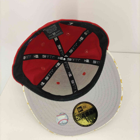 ニューエラ NEW ERA 59FIFTY つば星柄 Baseball Cap レディース 55.8cm