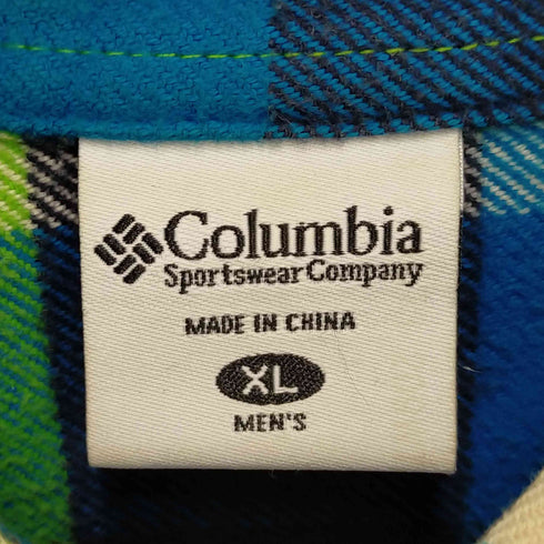 コロンビア Columbia コットンネルシャツ メンズ JPN:XL
