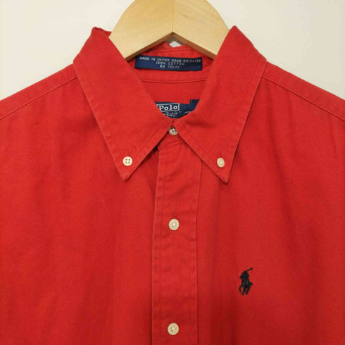 ポロラルフローレン POLO RALPH LAUREN コットンツイル BDシャツ ポニー刺繍 メンズ import:XL