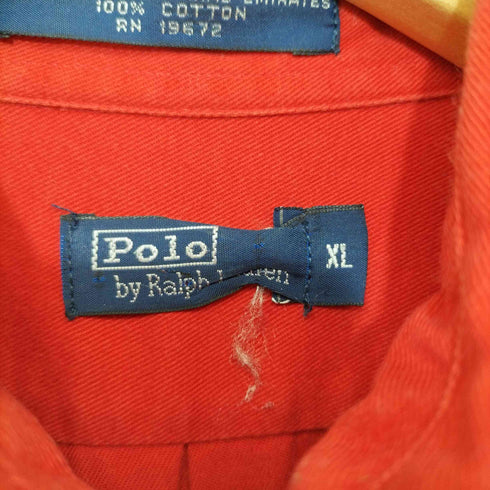 ポロラルフローレン POLO RALPH LAUREN コットンツイル BDシャツ ポニー刺繍 メンズ import:XL