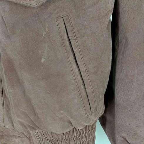 ジターノ GitaNo GENUINE LEATHER 裏地ナイロン スエードブルゾン メンズ import:XL