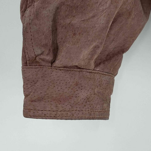 ジターノ GitaNo GENUINE LEATHER 裏地ナイロン スエードブルゾン メンズ import:XL