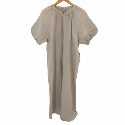 Alumu original back design linen ワンピース レディース JPN:2