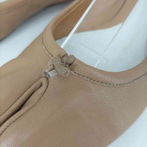 メゾンマルジェラ Maison Margiela 22 ヴィンテージレザー 足袋 タビ フラット バレエシューズ タビバレリーナフラット VERO CUOIO レディース 37 1/2