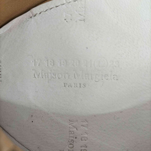 メゾンマルジェラ Maison Margiela 22 ヴィンテージレザー 足袋 タビ フラット バレエシューズ タビバレリーナフラット VERO CUOIO レディース 37 1/2