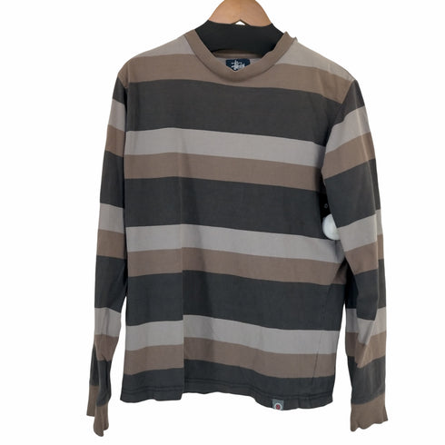 ステューシー Stussy OLD ボーダー L/S クルーネックTシャツ メンズ import:S