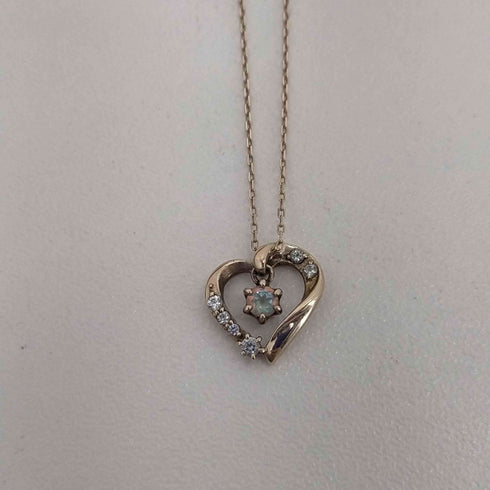 カナルヨンドシー canal4℃ SILVER ハートストーントップネックレス レディース