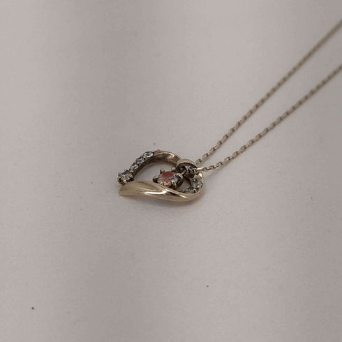 カナルヨンドシー canal4℃ SILVER ハートストーントップネックレス レディース