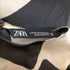 ザラ ZARA ジオメトリックプリントシャツ アシンメトリータイ レディース import:S