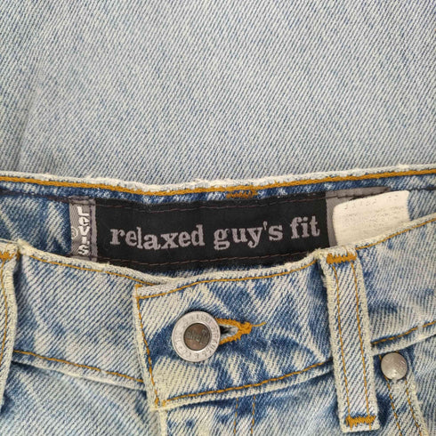 リーバイス Levis 90s relaxed guy's fit シルバータブ ストレートデニム ボタン裏573 メンズ