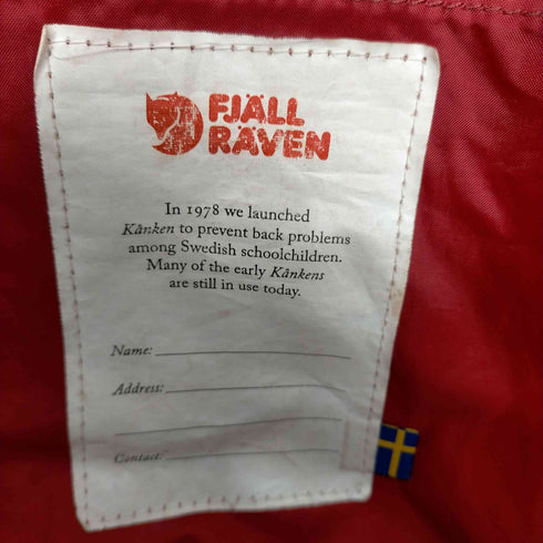 フェールラーベンカンケン FJALLRAVEN KANKEN 16L バックパック レディース