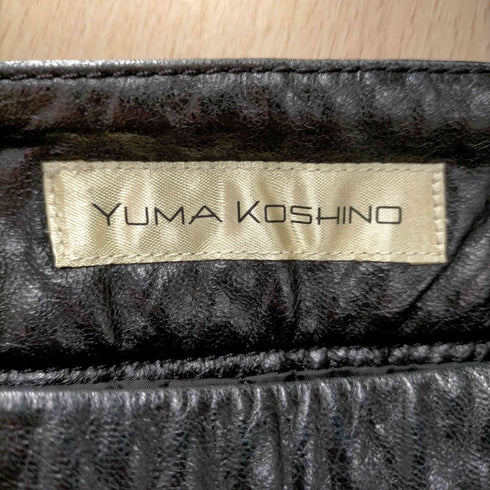 ユマコシノ YUMA KOSHINO ラムレザーショーツ レディース 38