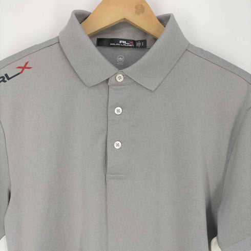 アールエルエックスラルフローレン RLX RALPH LAUREN 袖プリントロゴ ストレッチポロシャツ メンズ import:S