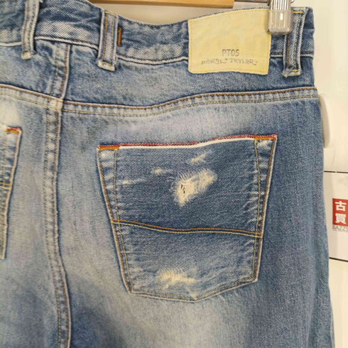 ピーティーゼロチンクエ PT05 イタリア製 RURAL TAYLOR ルーラルテイラー ジップフライダメージデニムパンツ メンズ 31