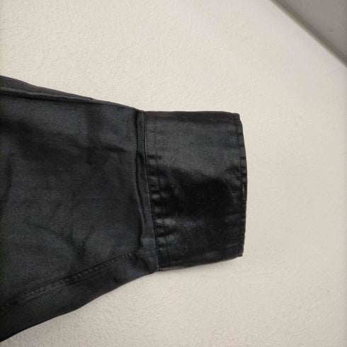 ヨウジヤマモトプールオム Yohji Yamamoto POUR HOMME 80~90S 丸文字タグ スタンドカラービッグサイズブロードシャツ メンズ FREE