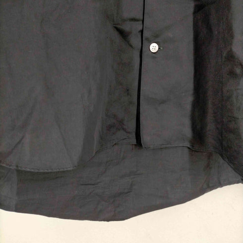 ヨウジヤマモトプールオム Yohji Yamamoto POUR HOMME 80~90S 丸文字タグ スタンドカラービッグサイズブロードシャツ メンズ FREE