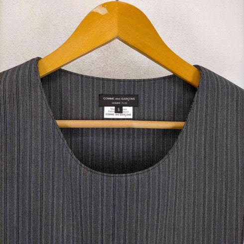 コムデギャルソンオムプリュス COMME des GARCONS HOMME PLUS 15SS SOLDER OF PIECE期 サスペンダーデザインストライププルオーバーベスト メンズ JPN:S
