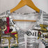 ジョンガリアーノ JOHN GALLIANO ニュースペーパー Vネック ロングスリーブカットソー メンズ import:M