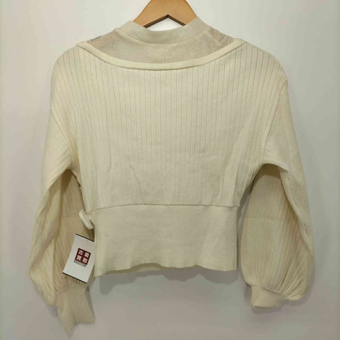リリーブラウン Lily Brown カットレイヤードニットトップス レディース ONE SIZE