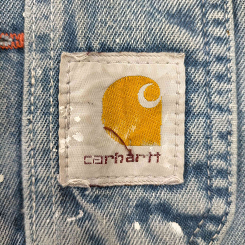 カーハート Carhartt Denim Bib Overalls Denim メンズ 40×32