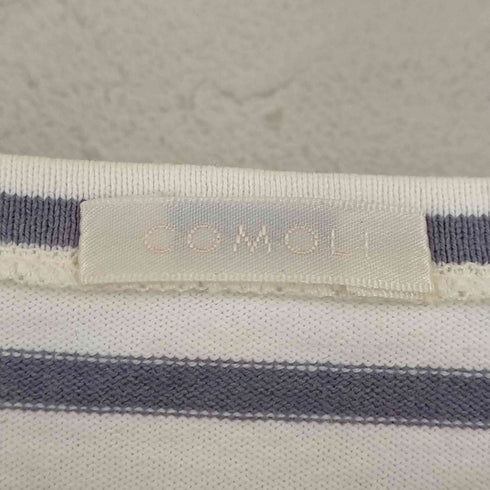 コモリ COMOLI ボーダーボートネック メンズ JPN:2