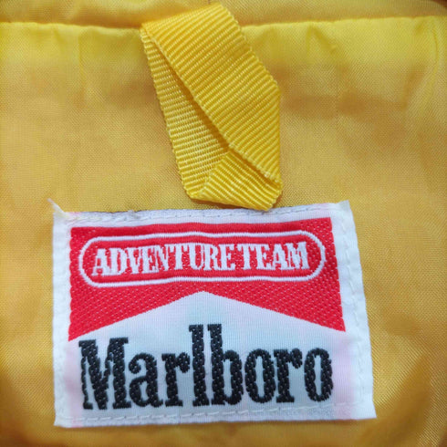 マルボロ Marlboro 80~90s バイカラーアノラックパーカー リップストップ 裾ドローコード メンズ import:L