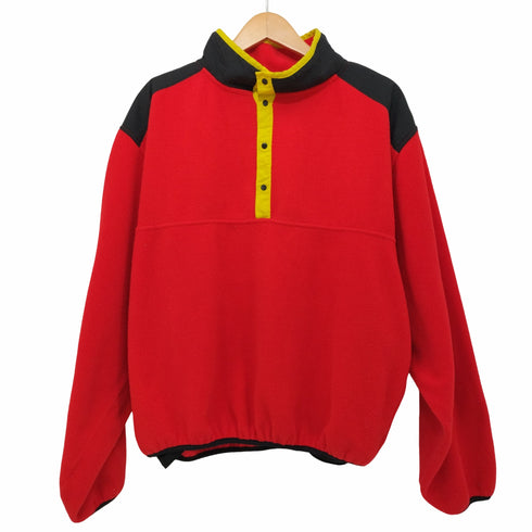 マルボロ Marlboro バイカラー フリーススナップジャケット スナップT メンズ import:L