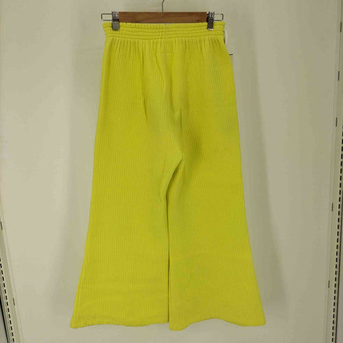 エムエムシックス メゾンマルジェラ MM6 Maison Margiela 18SS ストライプ ステッチング ワイド フレア パンツ レディース M