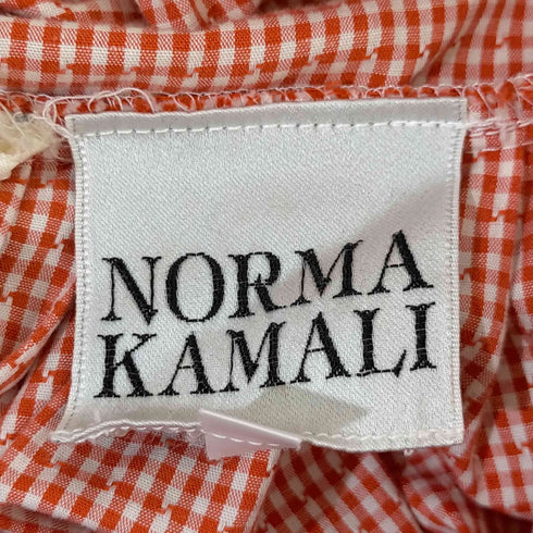 ノーマカマリ OMO NORMA KAMALI ギンガムチェック ギャザースカート レディース