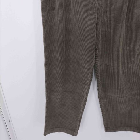 エディーバウアー Eddie Bauer 2タックコーデュロイワイドパンツ メンズ 33×32