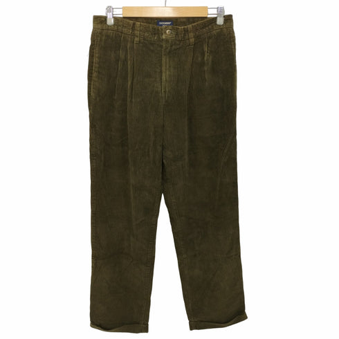 ドッカーズ DOCKERS 太畝コーデュロイワイドパンツ 裾ダブル メンズ 33×32