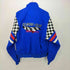 USA製 80~90s モーターサイクルデザイン ジップアップブルゾン メンズ import:M