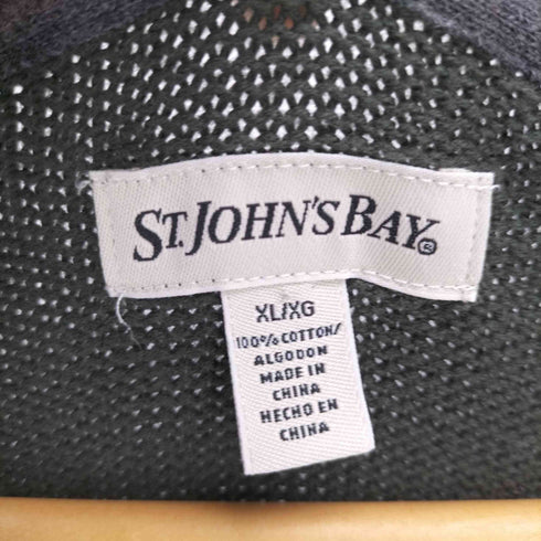 セントジョンズベイ ST.JOHNS BAY ライン コットン ニット メンズ import:XL
