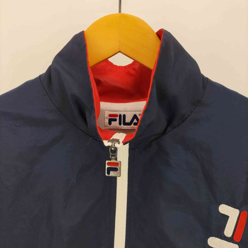フィラ FILA 両面刺繍 ナイロン トラック ジャケット メンズ JPN:XL