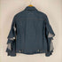エムエムシックス メゾンマルジェラ MM6 Maison Margiela 16AW 袖フリルデニムトラッカージャケット レディース JPN:36