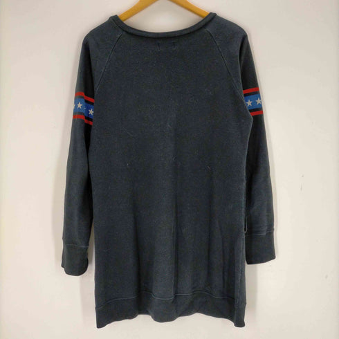 ヒステリックグラマー HYSTERIC GLAMOUR BEAR FLAG ラグランスウェット レディース FREE