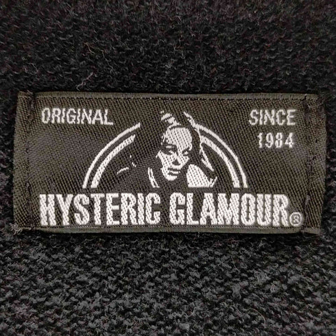 ヒステリックグラマー HYSTERIC GLAMOUR BEAR FLAG ラグランスウェット レディース FREE
