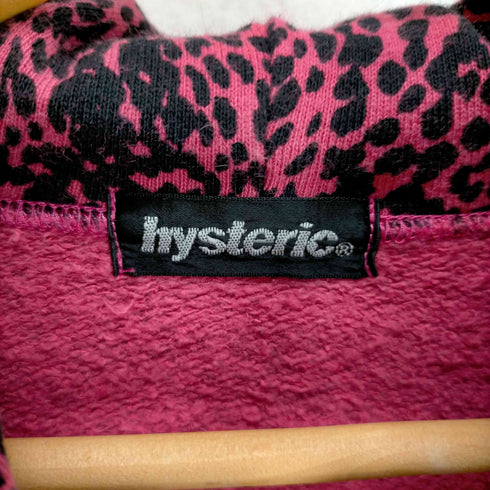 ヒステリックグラマー HYSTERIC GLAMOUR 00S レオパード柄ジップアップパーカー レディース FREE