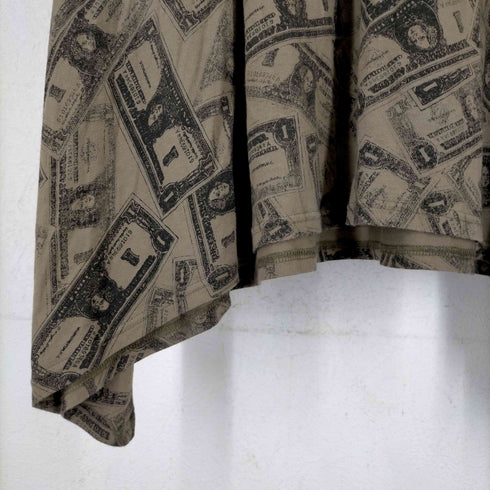 アンディウォー ホル バイ ヒステリックグラマー andy warhol by HYSTERIC GLAMOUR 00S ドル柄レーヨンカットソーワンピース レディース FREE