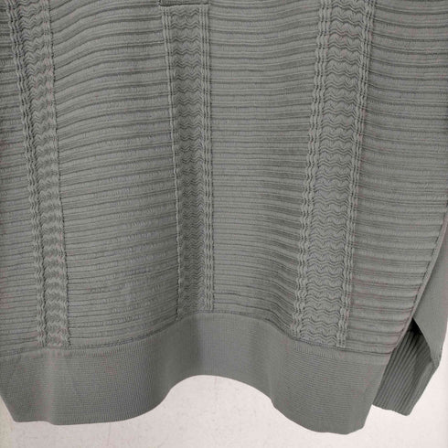 virany 70s MADE IN ITALY 編みデザインニットポロシャツ メンズ JPN:L