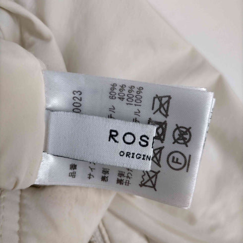 ローズバッド ROSE BUD 21AW ストール付きリバーシブルジャケット サイドジップノーカラー 中綿ジャケット レディース FREE