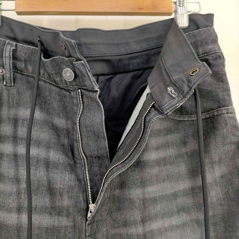 ディーゼル DIESEL ウエストドロスト 切替 ストレッチ スウェットデニムパンツ メンズ US:34-35