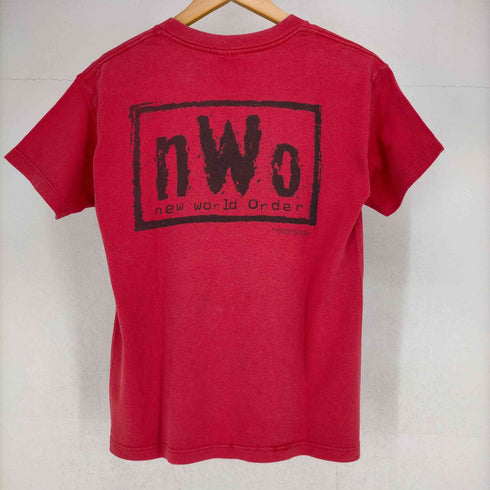 WCW プロレスプリント半袖Tシャツ レディース
