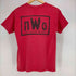 WCW プロレスプリント半袖Tシャツ レディース