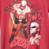 WCW プロレスプリント半袖Tシャツ レディース