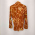 custom tailored フラワー 総柄 ナイロン混 長袖シャツ メンズ import:M